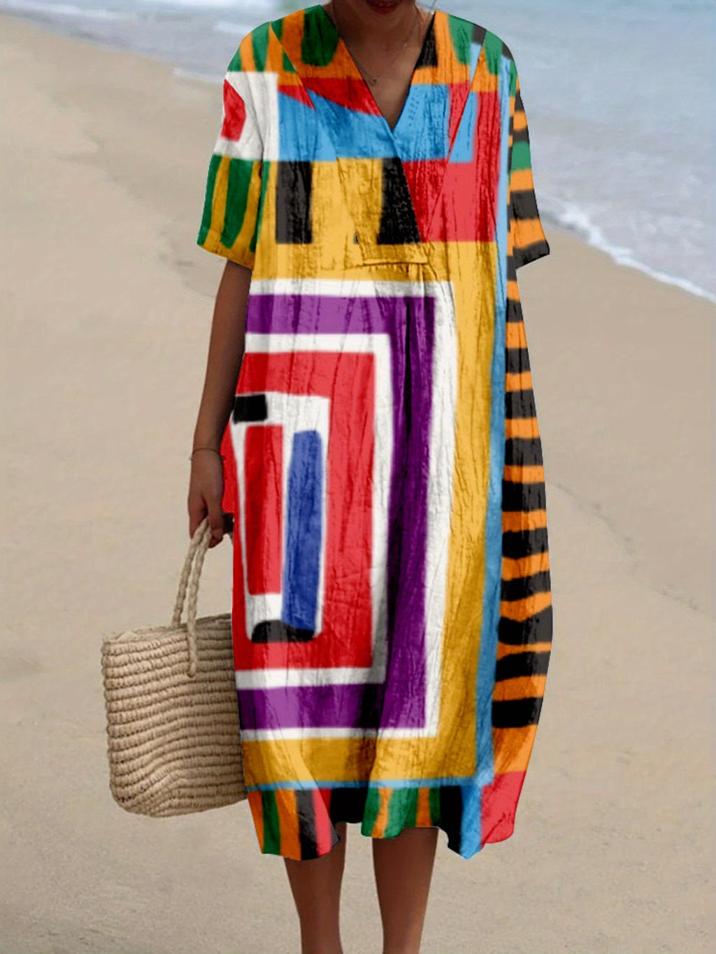 Nerea｜Printed Dress