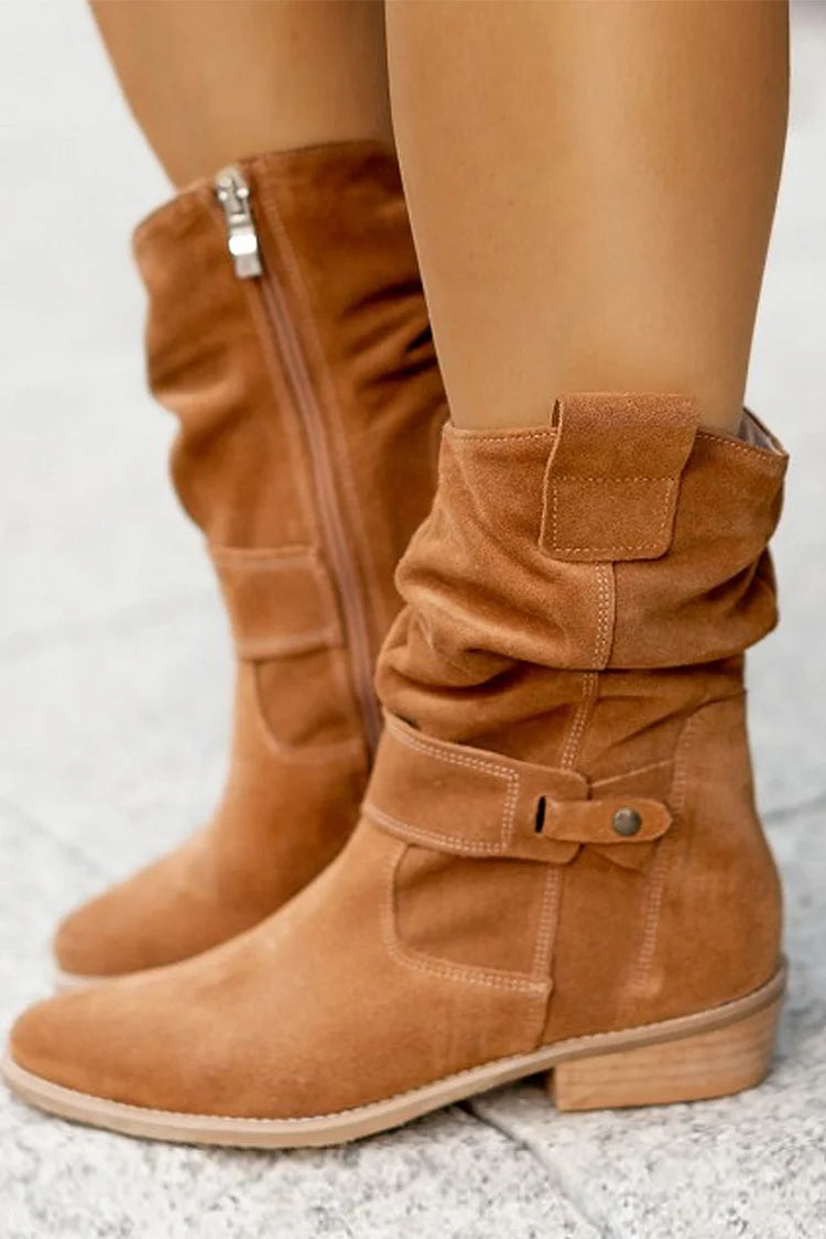 Clémence™ | Soft Suede Ankle Boots