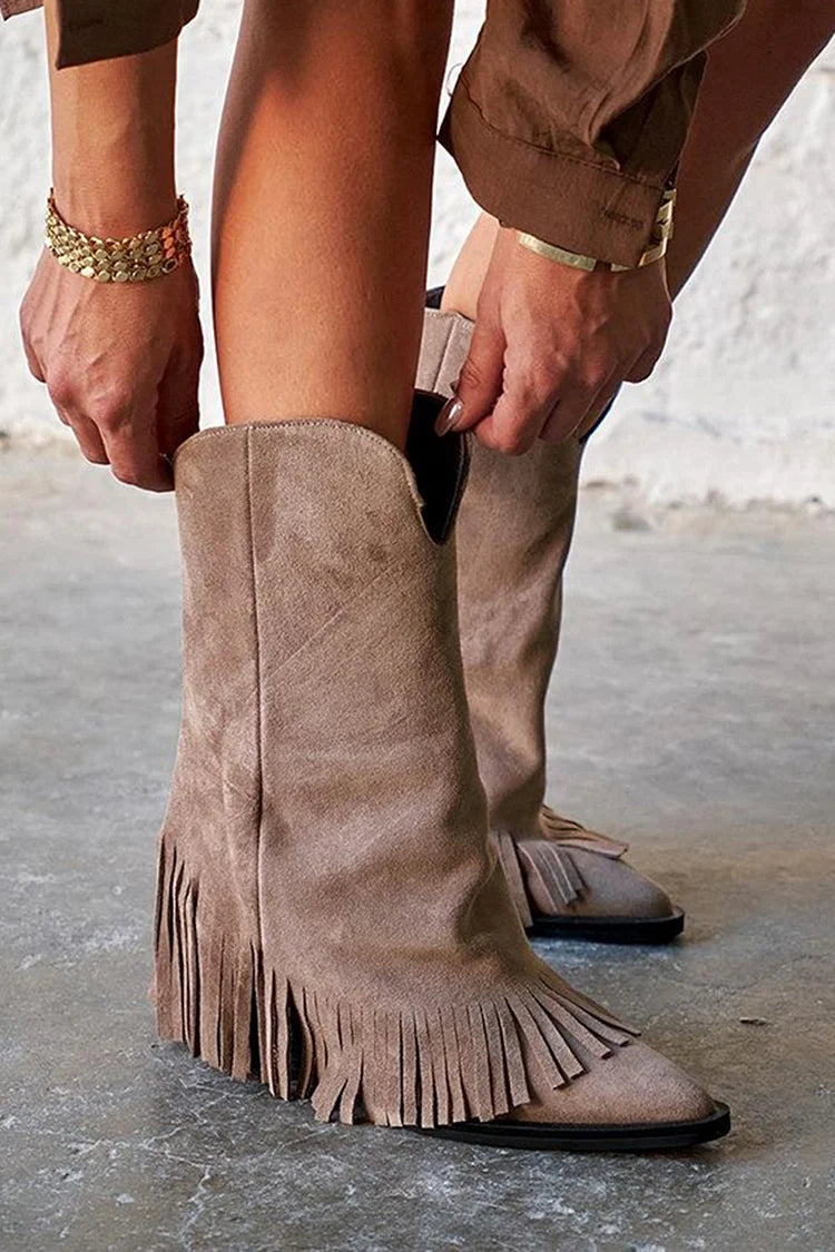 Manon™ | Fringed Boots