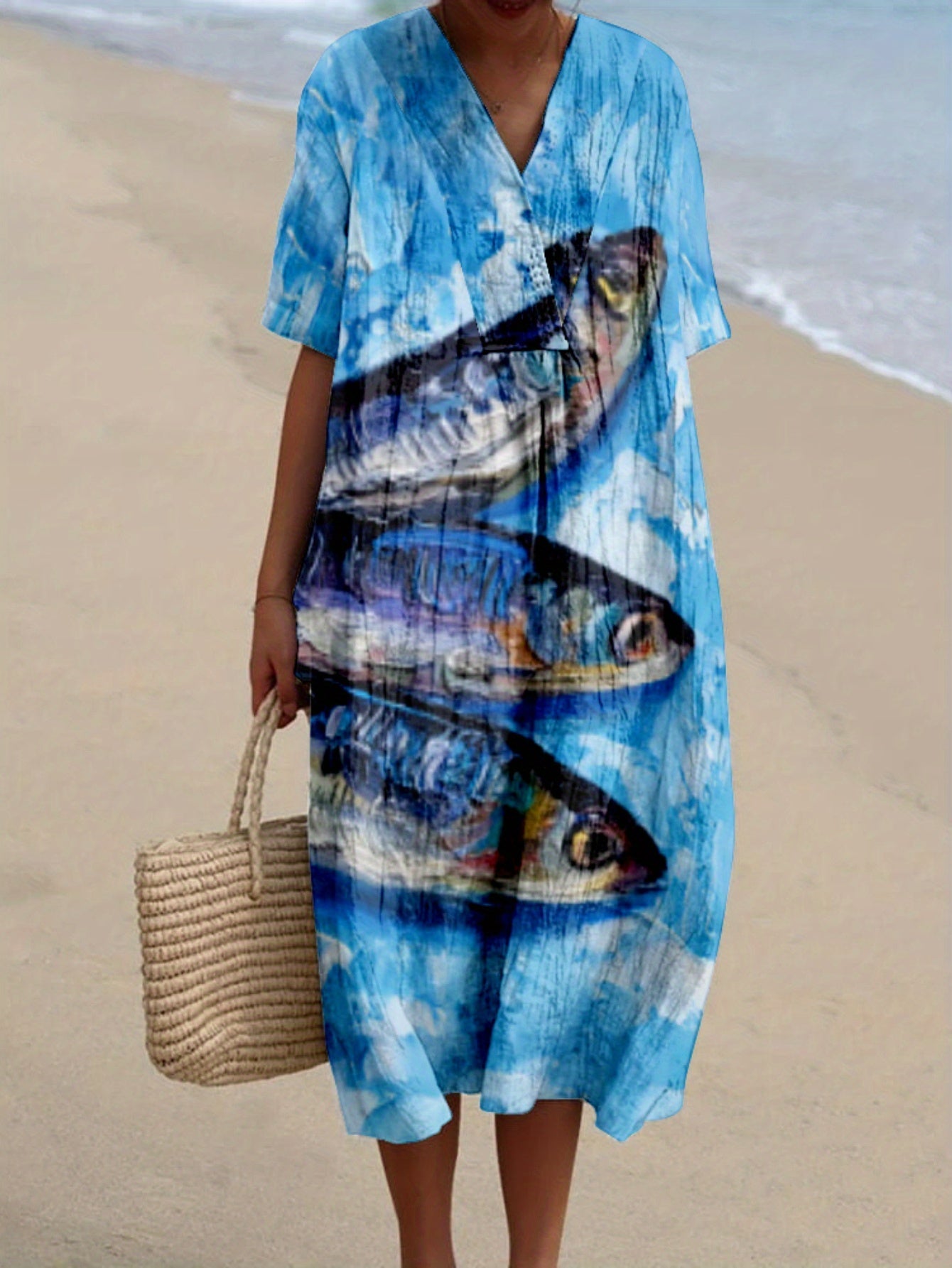 Nerea｜Printed Dress