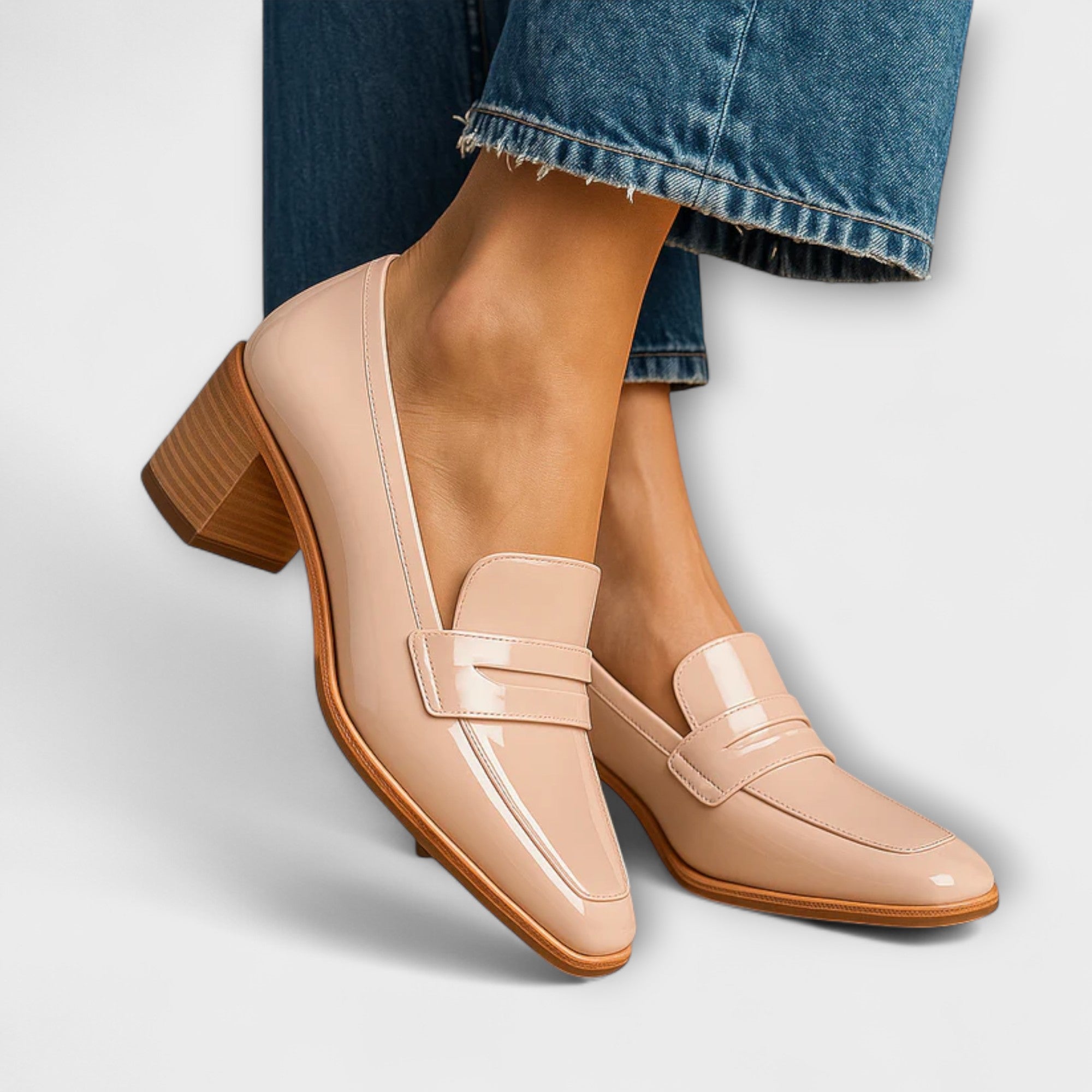 Elaine™ | Shiny Loafers
