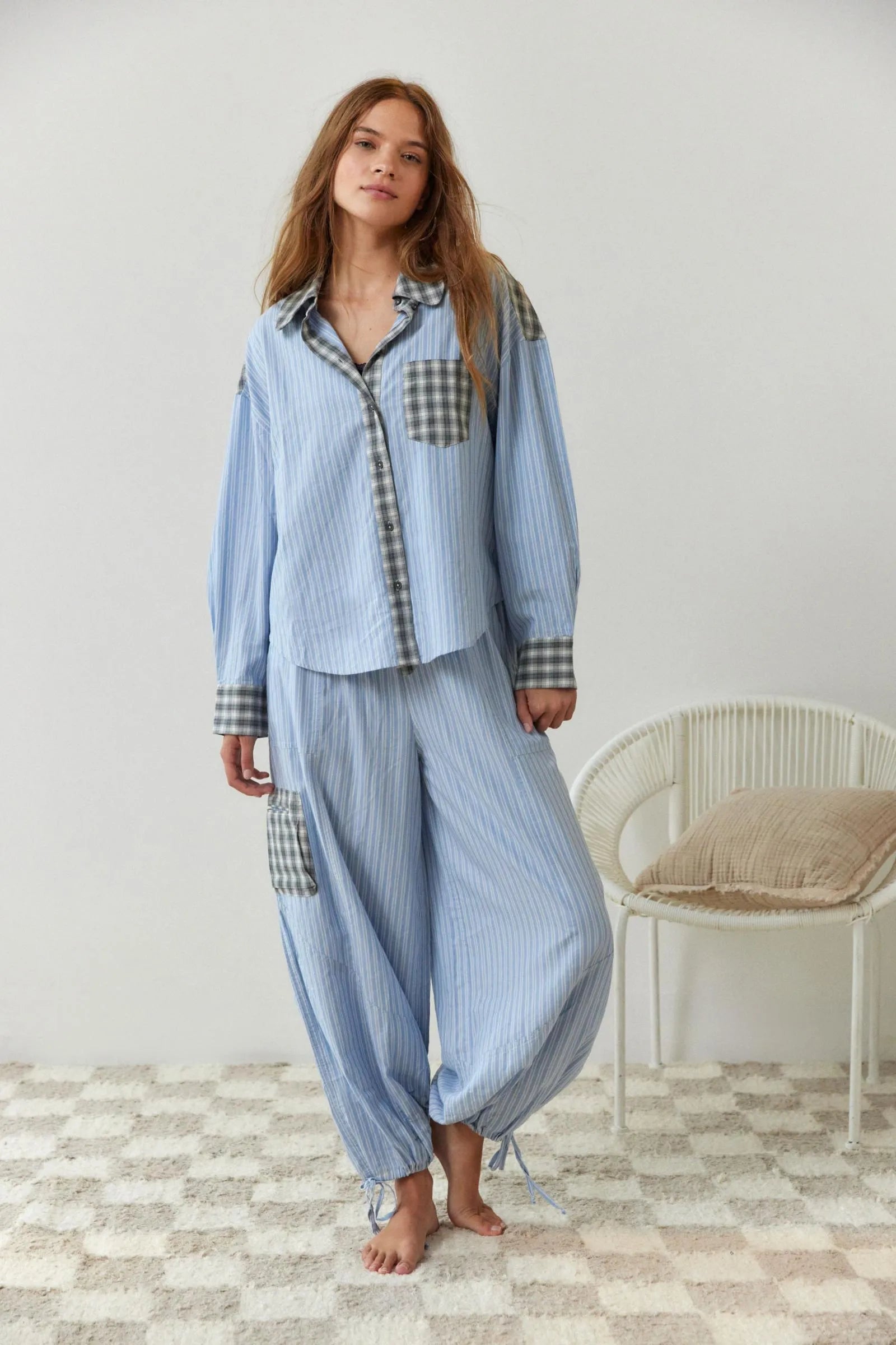 Sophie™ | Two-Piece Checked Pyjama