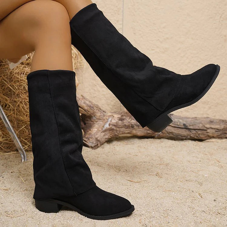 Noémie™ | Suede Knee-High Boots