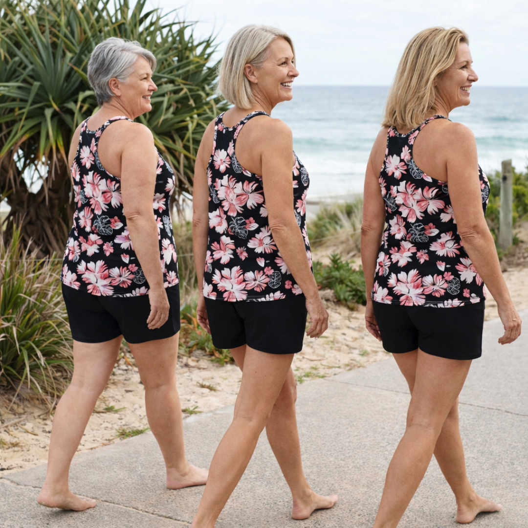 Clara | Floral Print Tankini Set