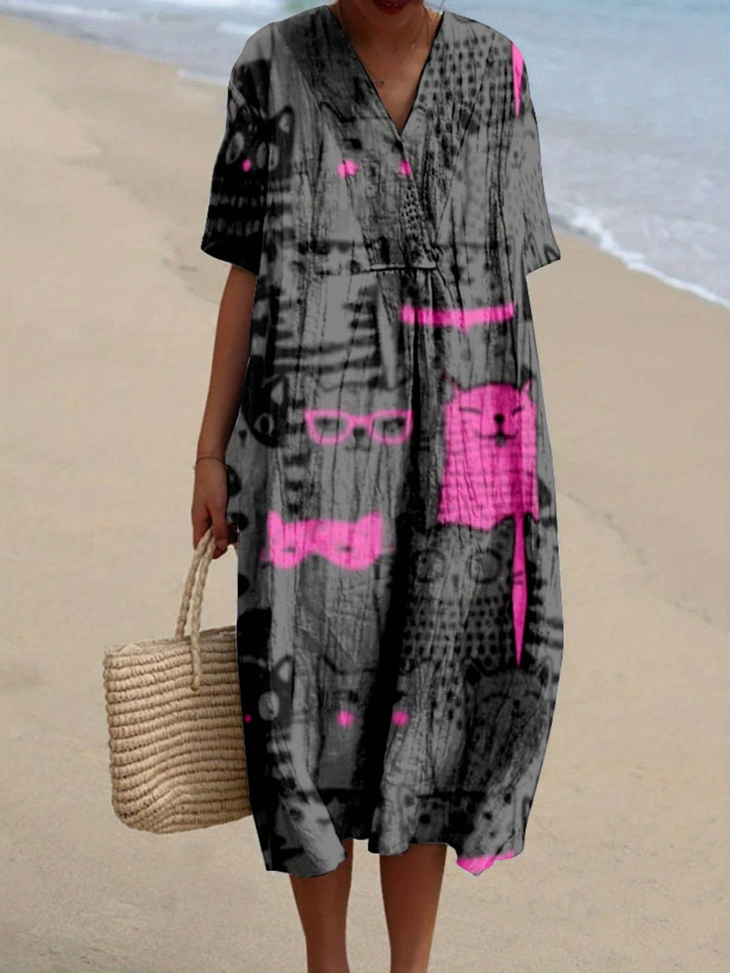 Martína｜Printed Dress