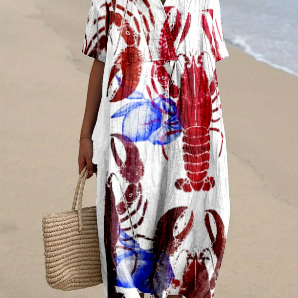 Nerea｜Printed Dress