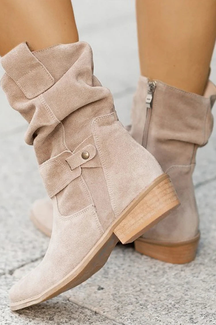 Clémence™ | Soft Suede Ankle Boots