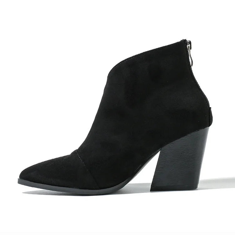 Céline™ | Chic Suede Ankle Boots