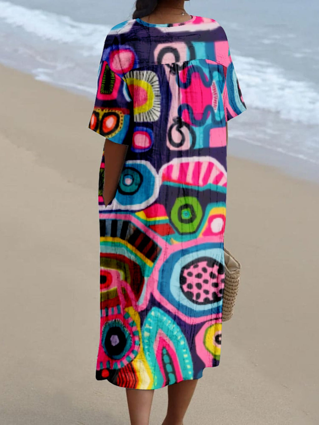 Nerea｜Printed Dress