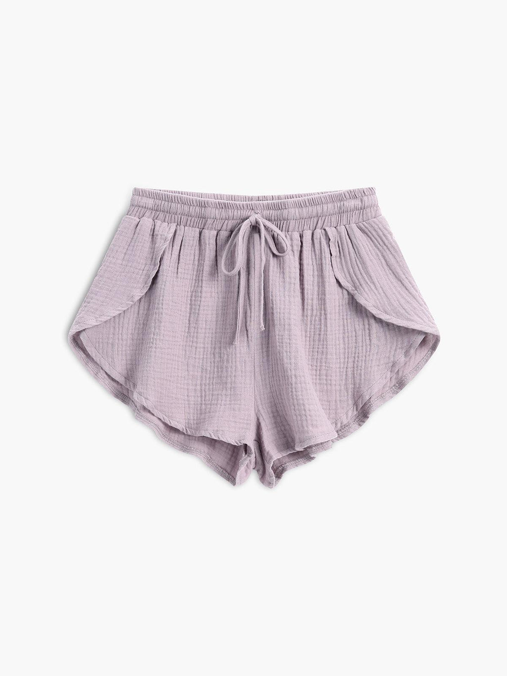 Collared Two-Piece Shorts Set