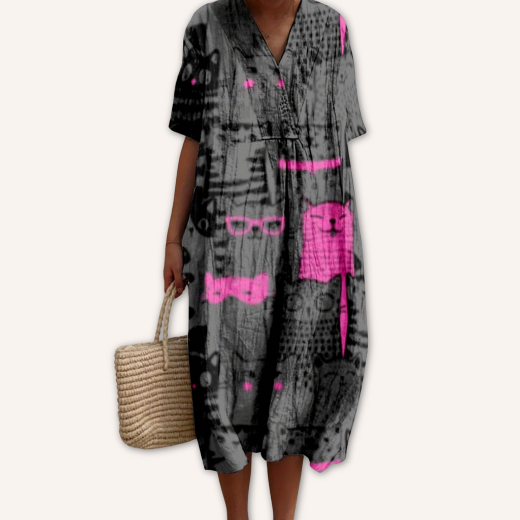 Martína｜Printed Dress