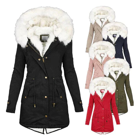 Giulia - Winter Coat with Synthetic Fur Lining