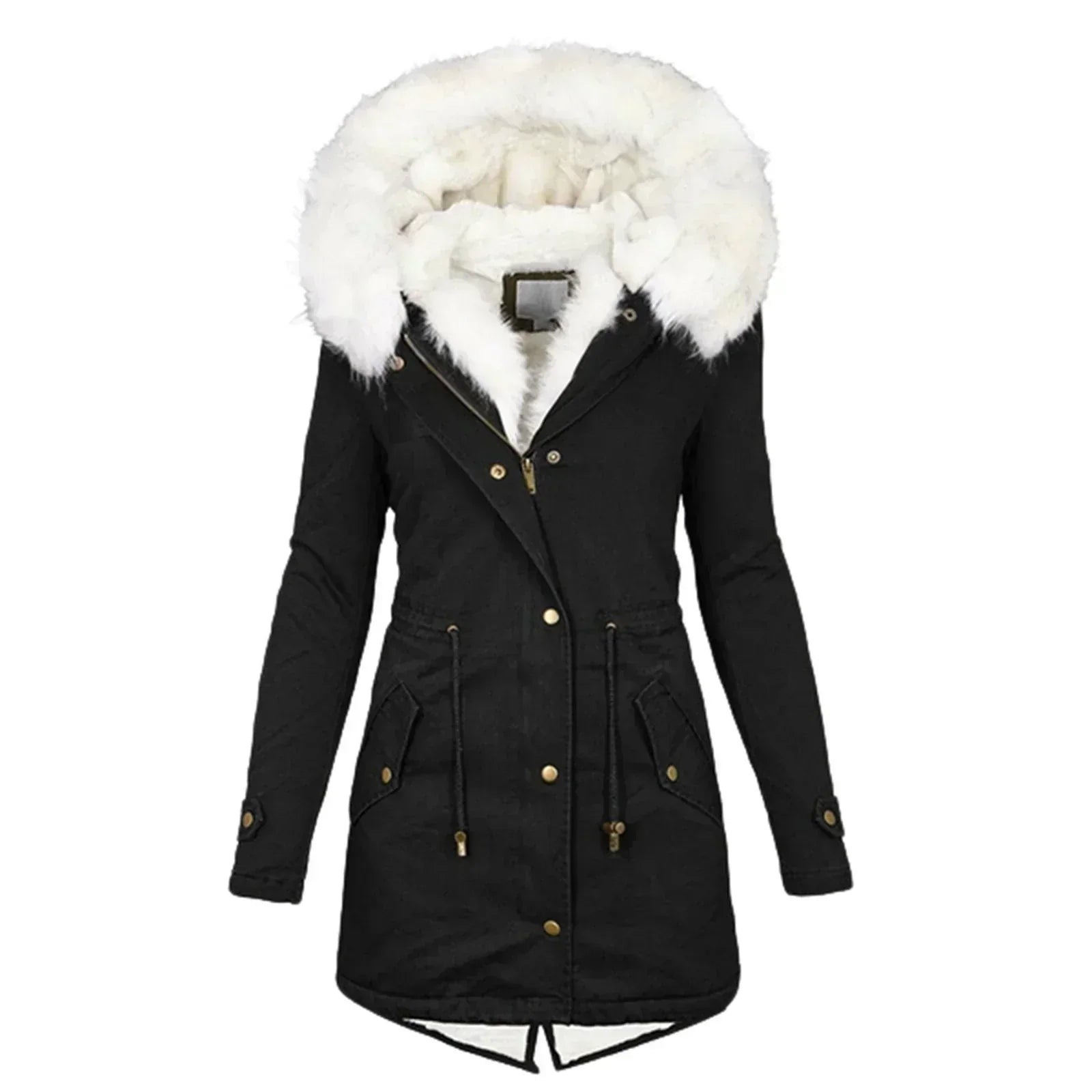 Giulia - Winter Coat with Synthetic Fur Lining