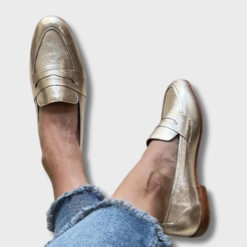 Sasha™ | Chic Patchwork Moccasins