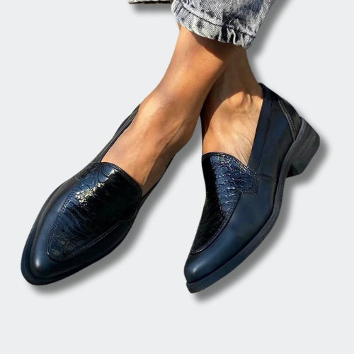 Rosa™ | Crocodile Print Loafers