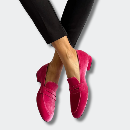Hélen™ | Chic Suede Loafers
