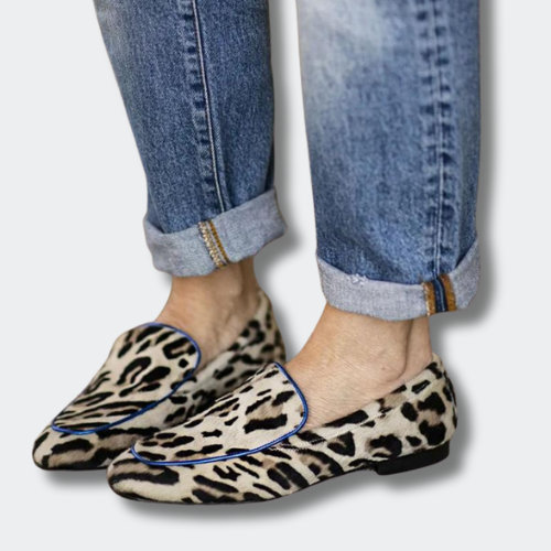 Viëne™ | Blue Leopard Moccasin