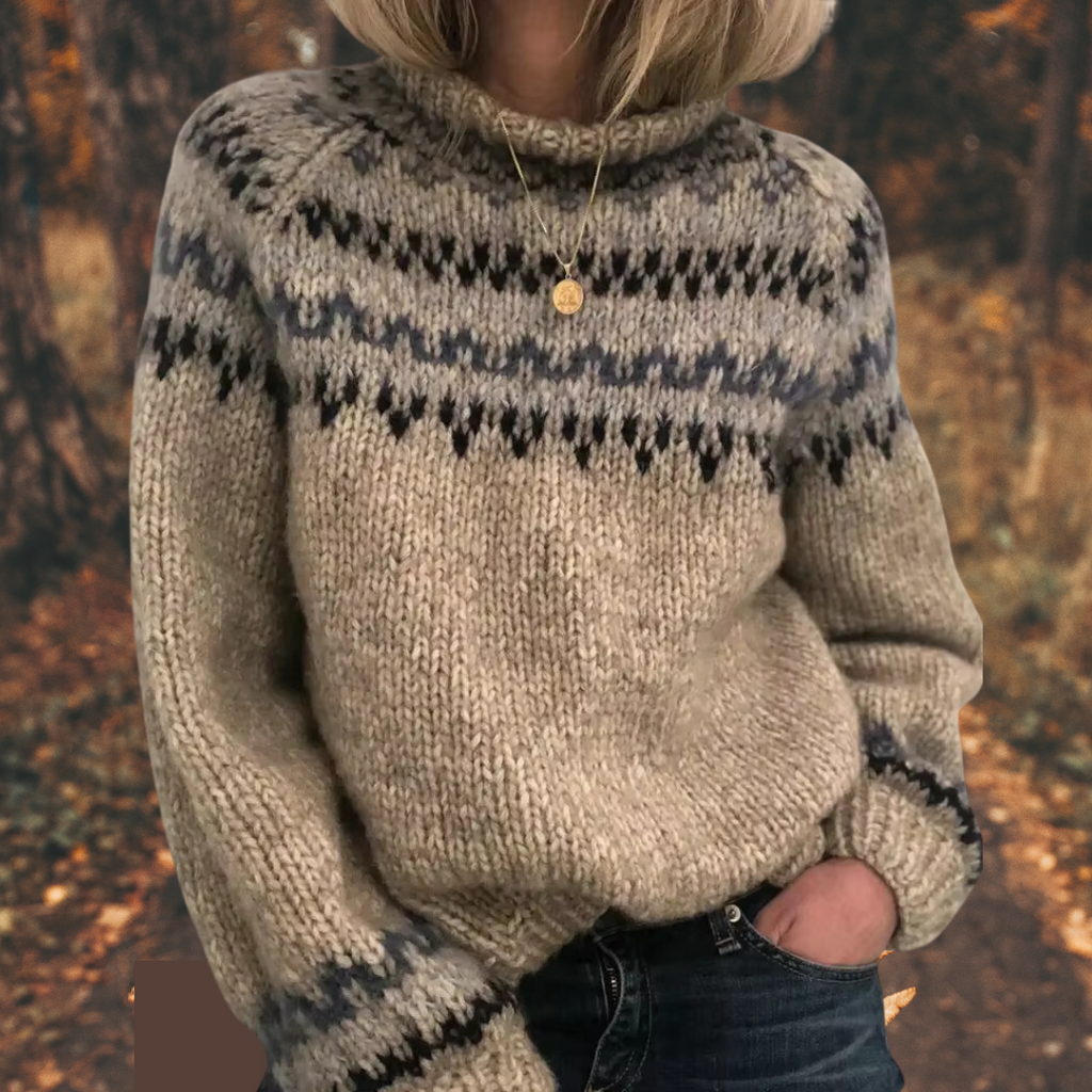 Astrid™ | Women's Nordic Knit Jumper