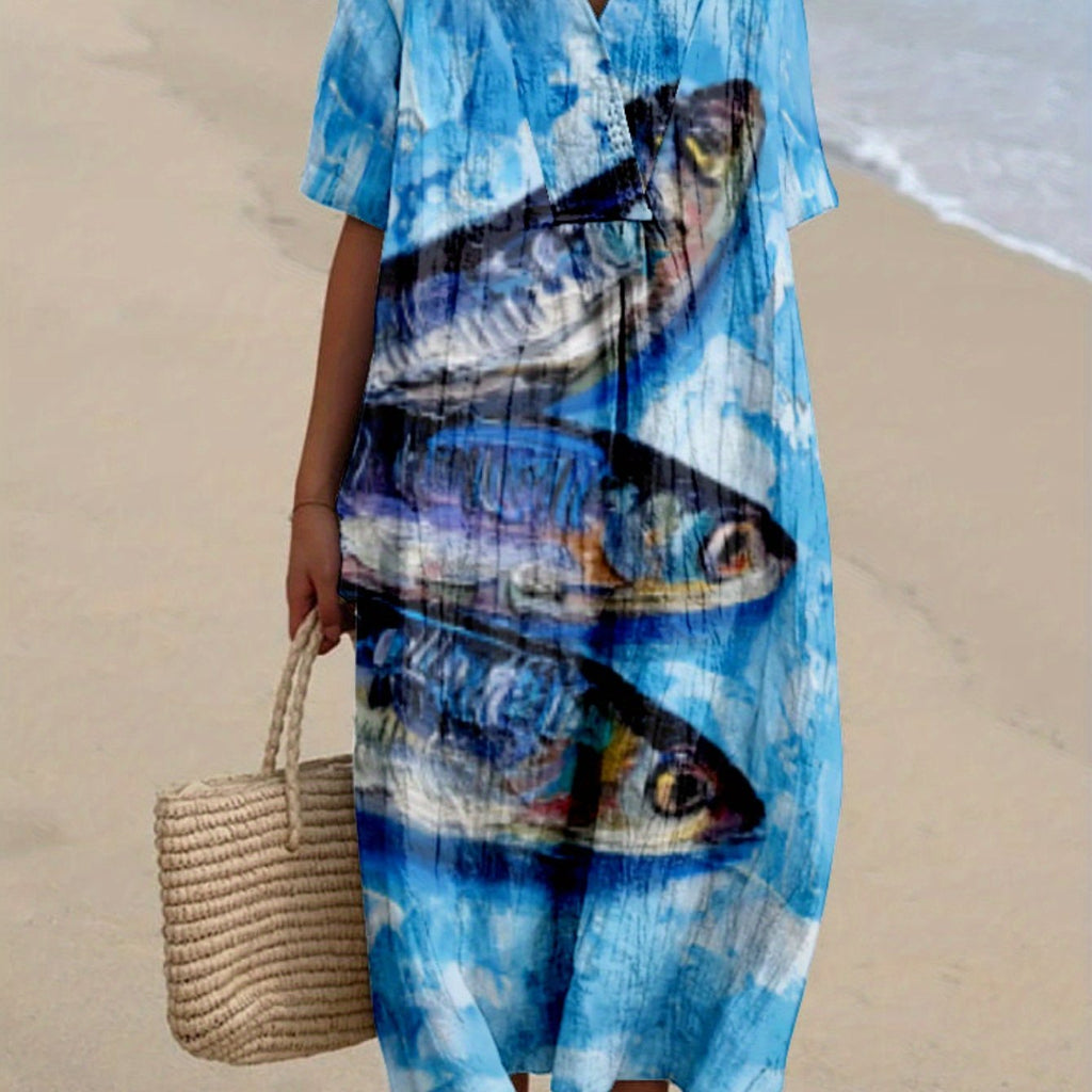 Nerea｜Printed Dress