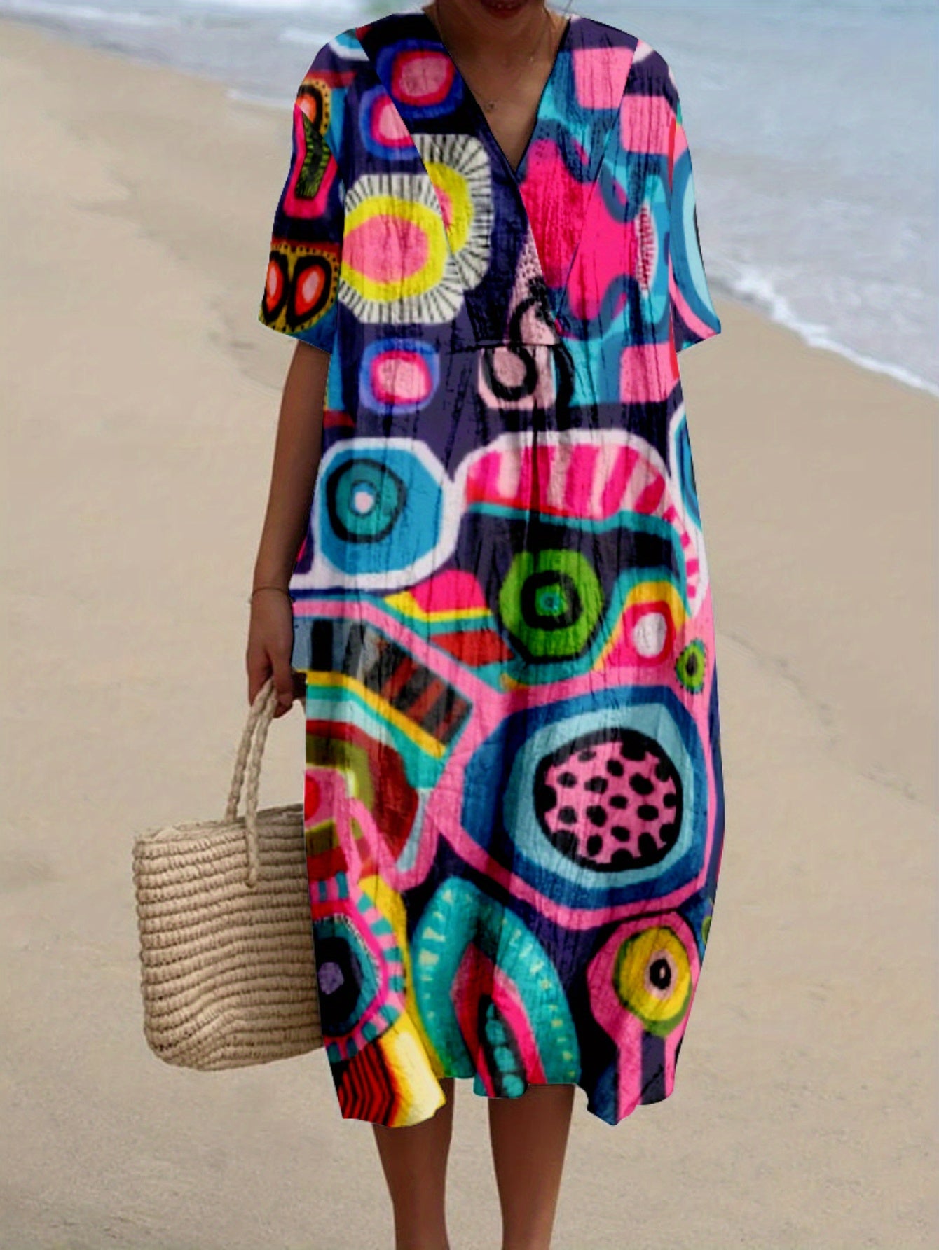 Nerea｜Printed Dress