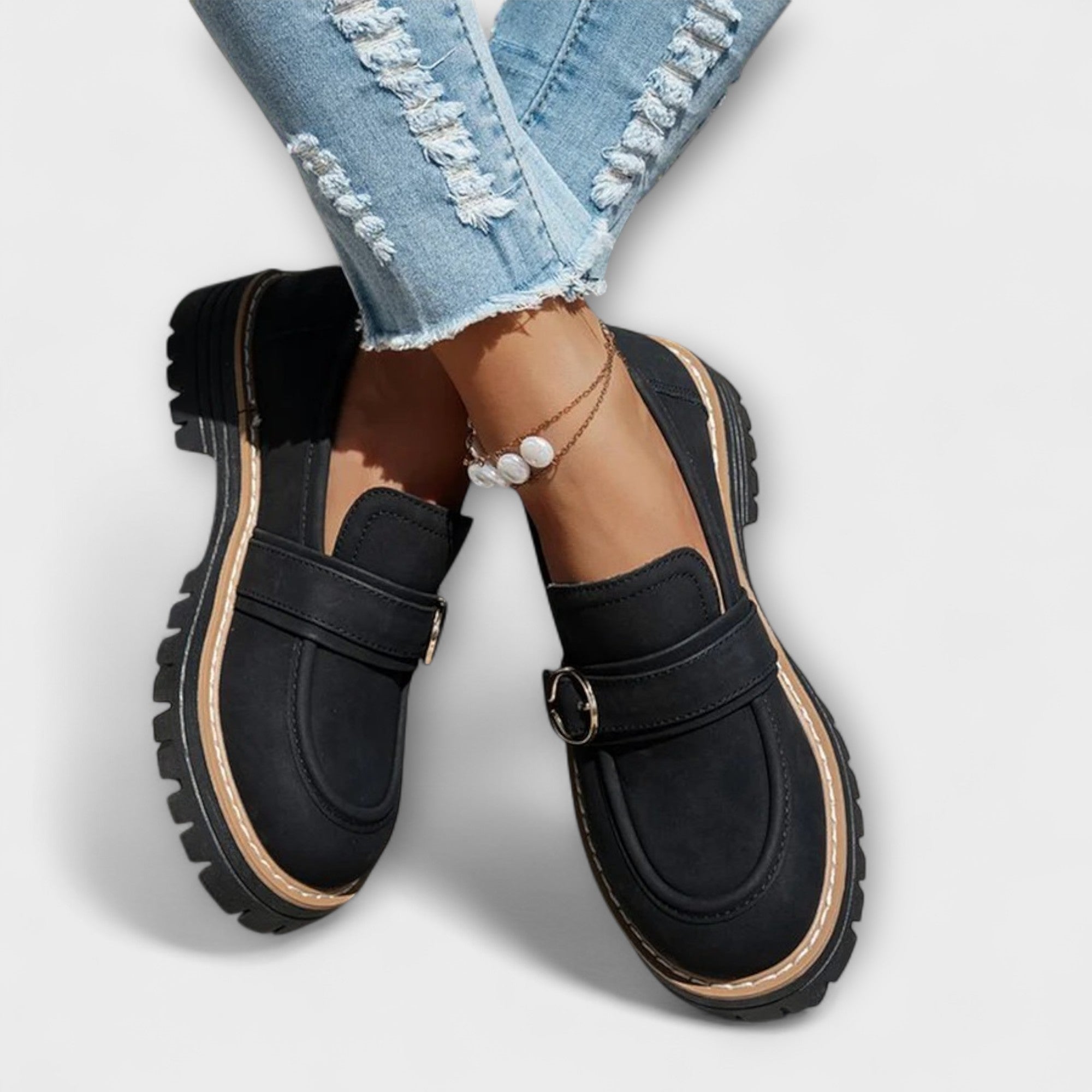 Lora™ | Casual Round Toe Loafers