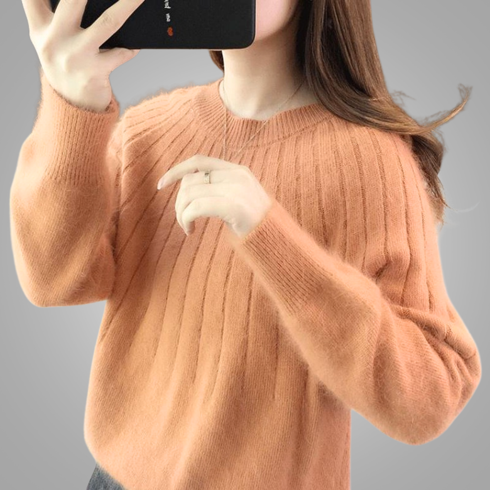 Shereen | Fluffy Knit Sweater