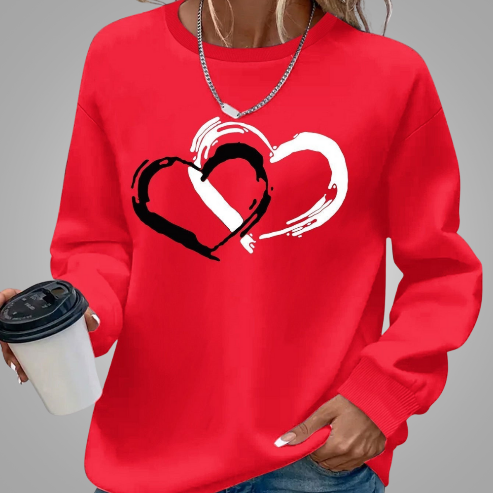 Sharyn | Elegant Heart Sweater