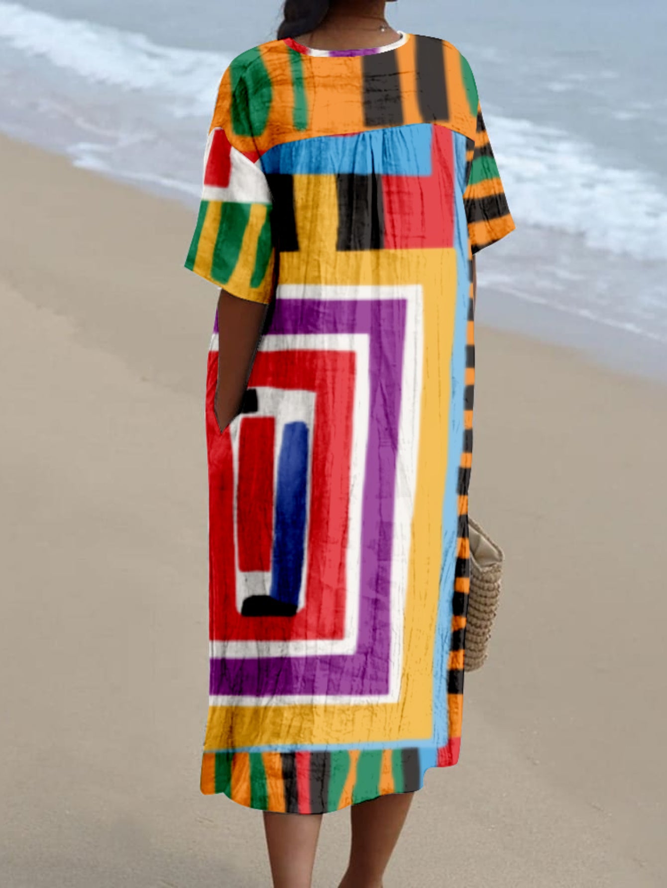 Nerea｜Printed Dress