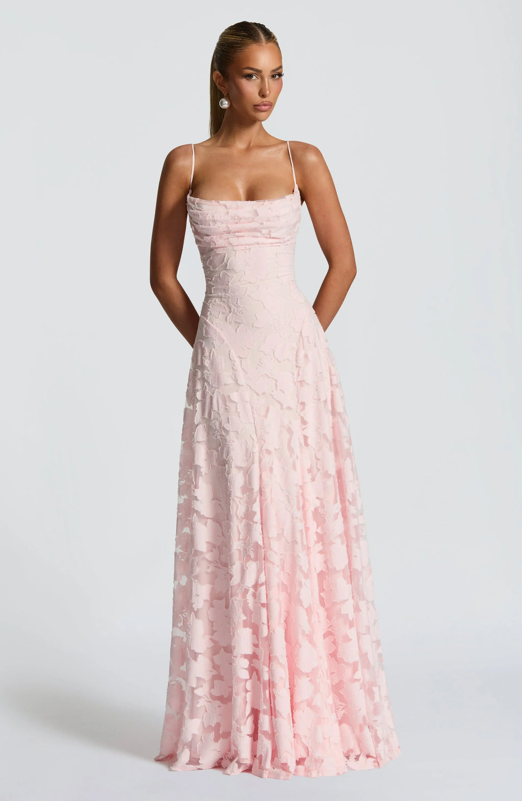 Aveline™ | Elegant Lace Corset Maxi Dress
