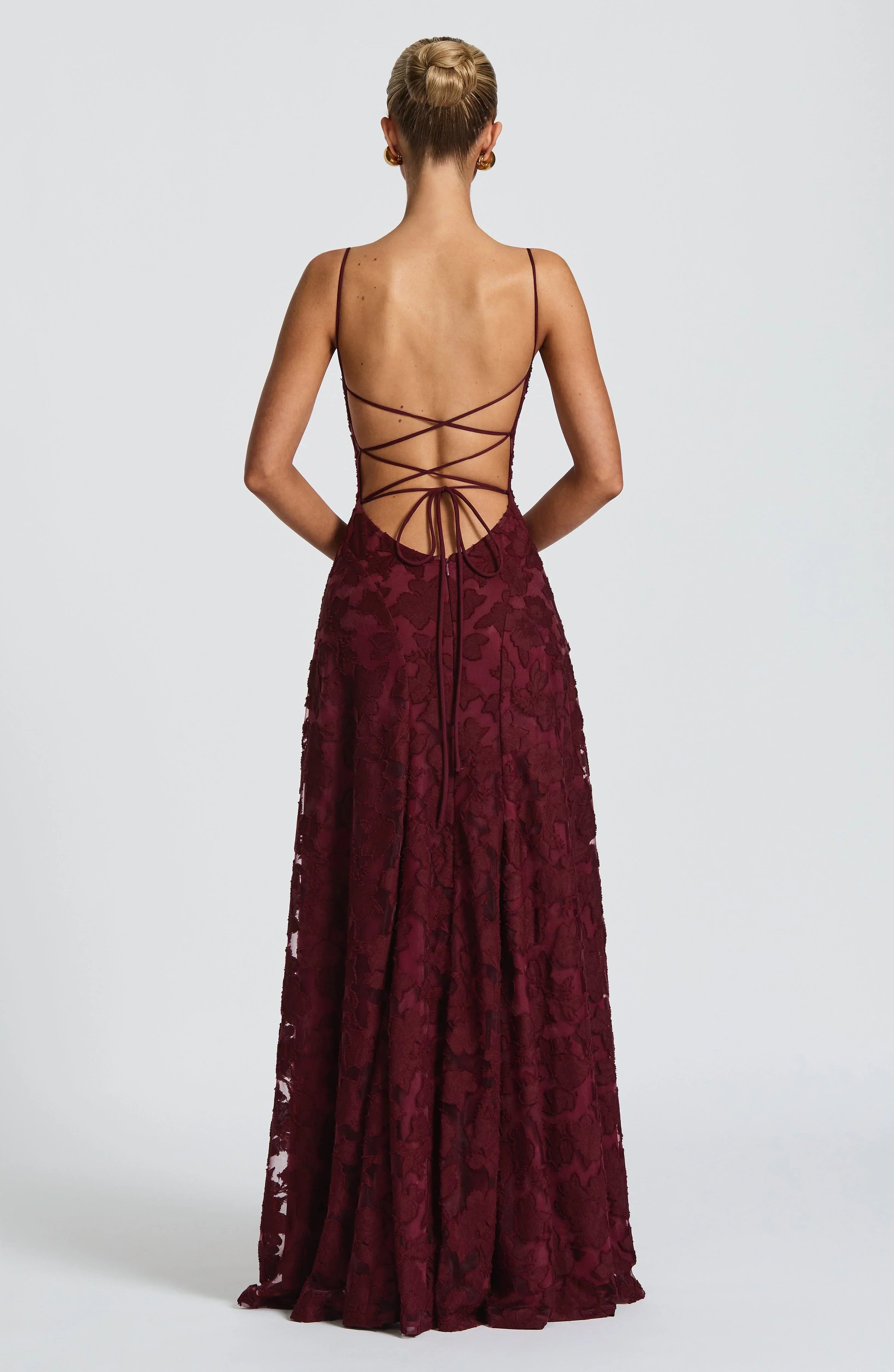 Aveline™ | Elegant Lace Corset Maxi Dress