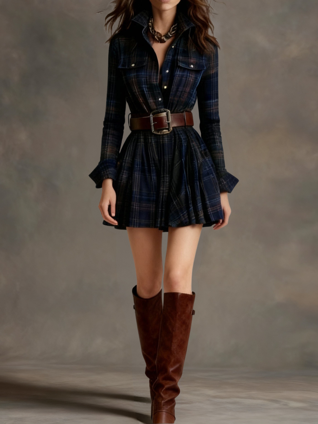 Evonne™ Vintage Mini Dress + FREE BELT