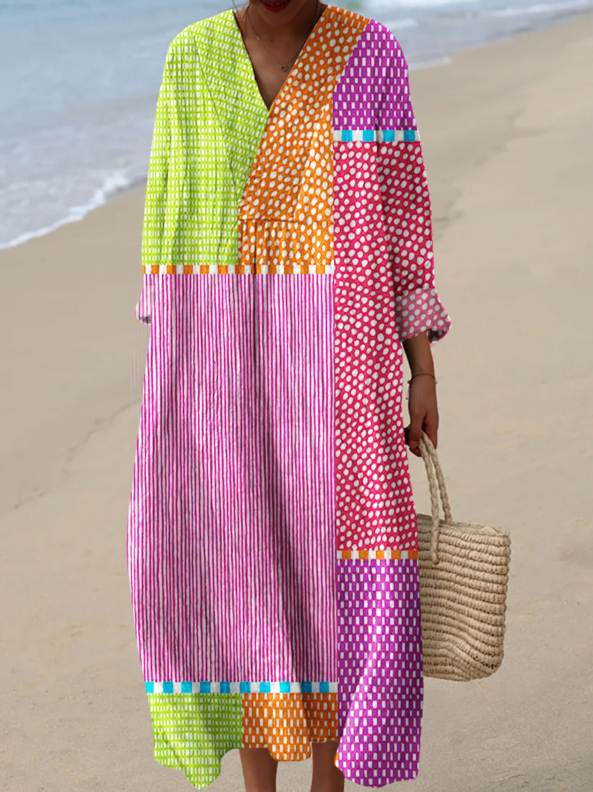 Renata | Multicoloured Printed Dress