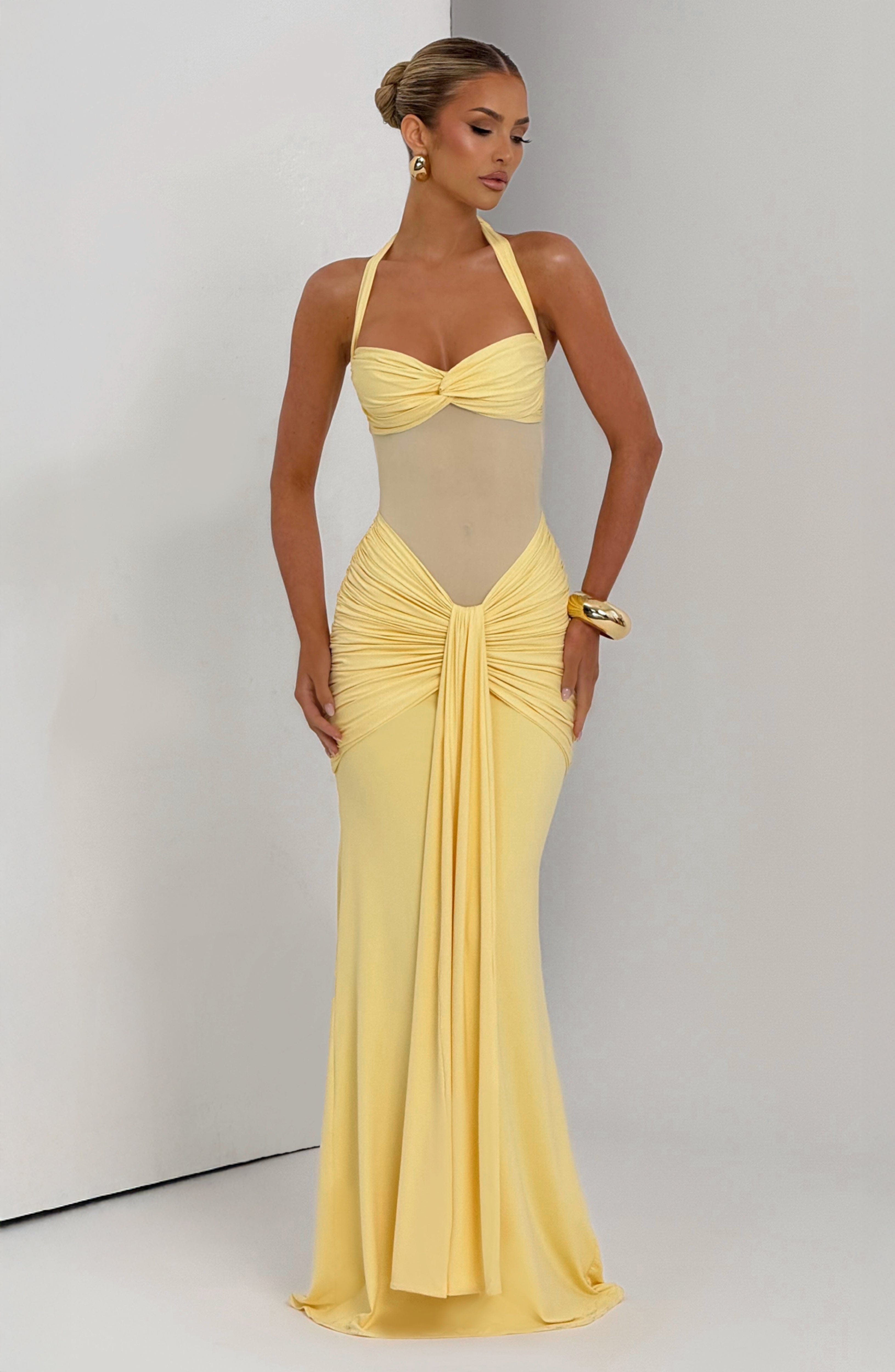 Muse™ | Maxi Dress - Lemon Yellow