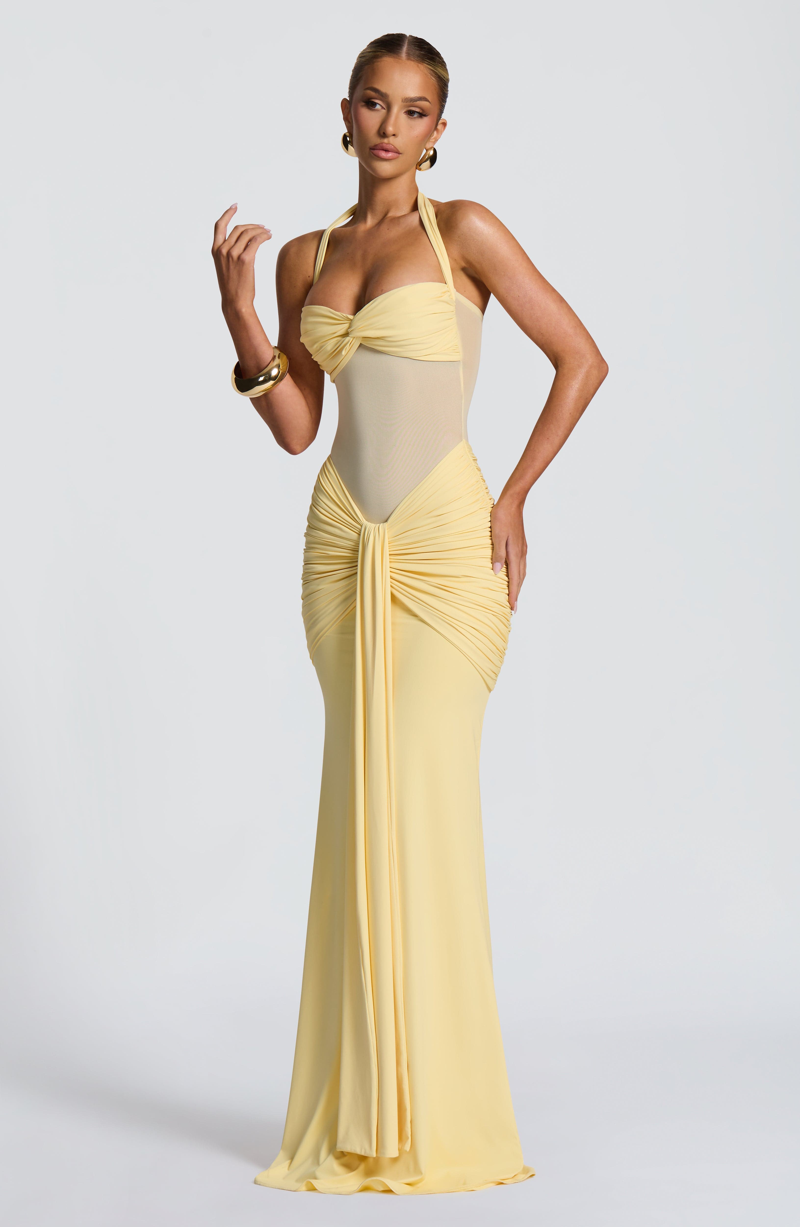 Muse™ | Maxi Dress - Lemon Yellow